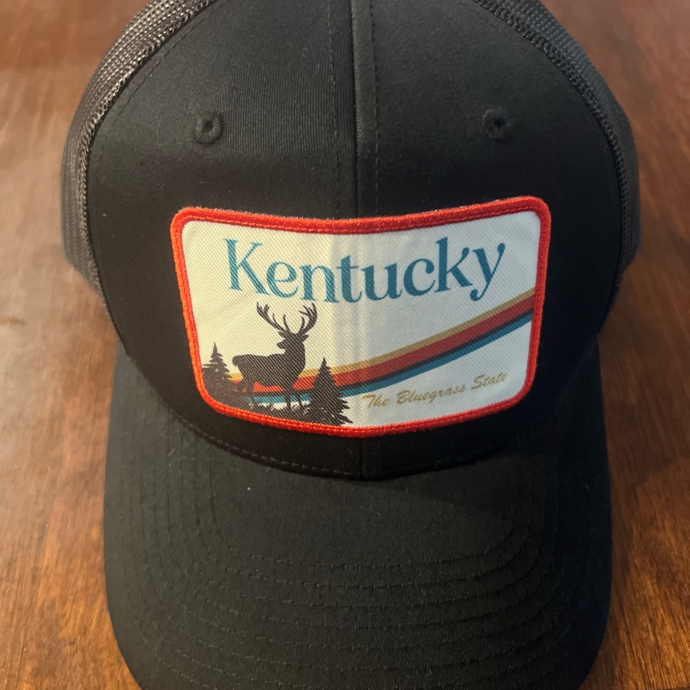 Kentucky Black Trucker Hat